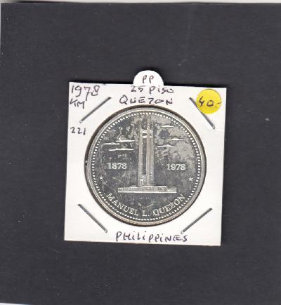 Beschrijving: 25 Piso QUEZON